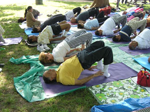 Kandharasana (Bridge Posture)