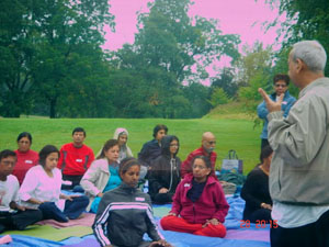 Yoga at Dawn