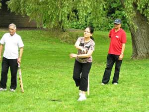 Ladies play Cricket too!